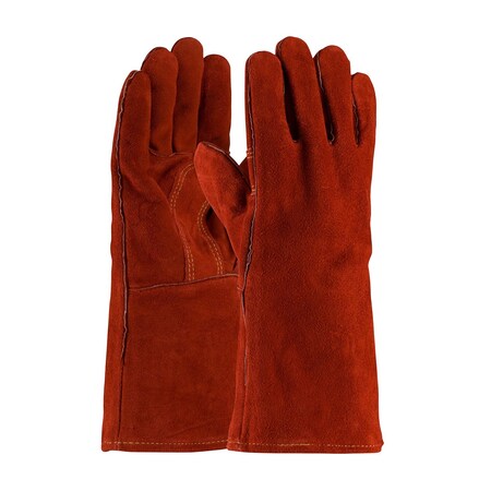 Pip Select Shoulder Split Cowhide Leather Welder's Glove with Cotton Lining, 12PK 73-7015